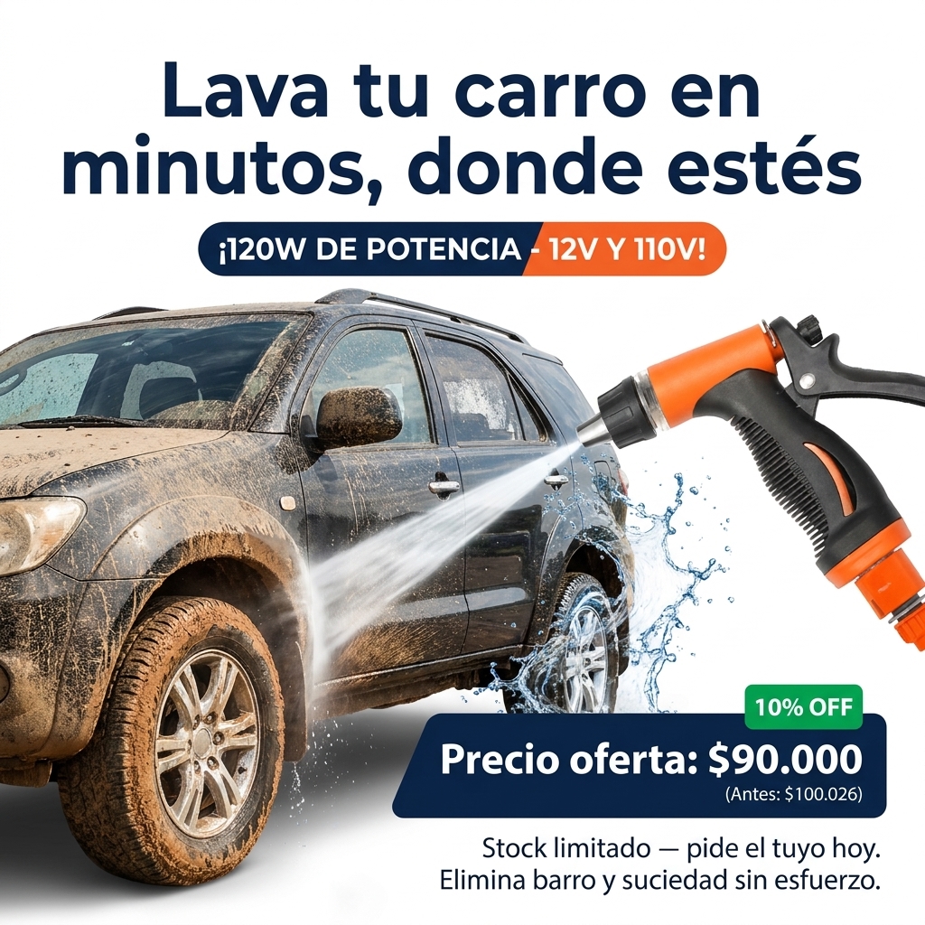 Hidrolavadora para Carro