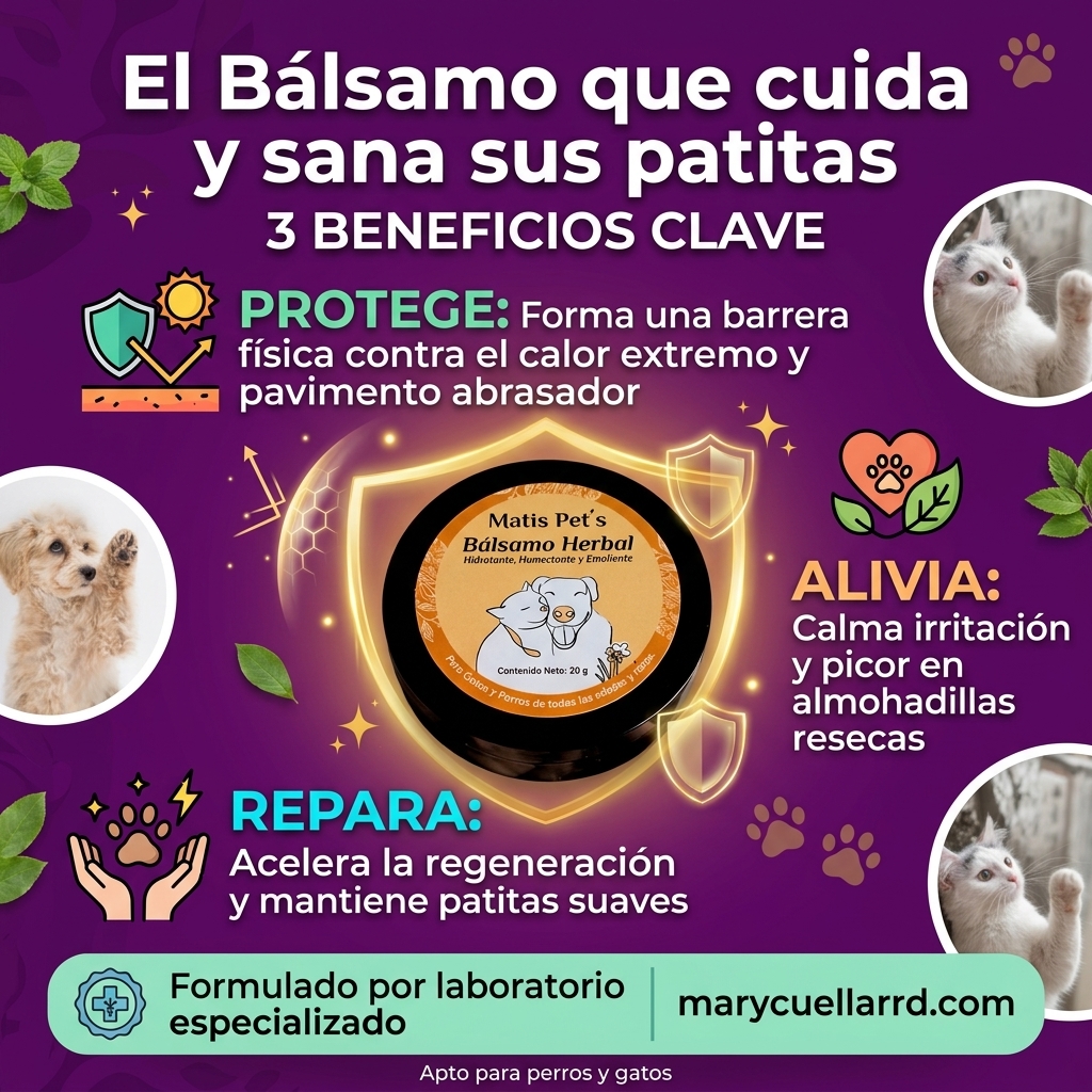 Bálsamo curativo para perros ó gatos