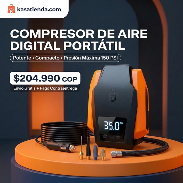 Compresor de aire mini, con carga portátil