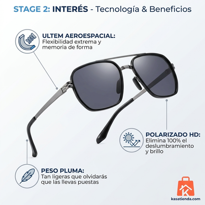 Gafa de sol polizarada en ultem