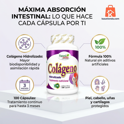 colageno hidrolizado cap x100 natural