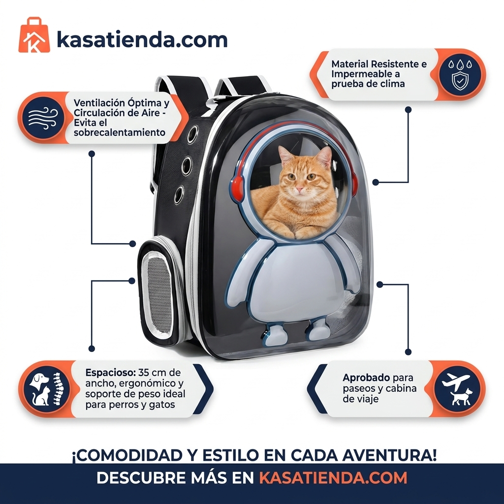 Morral Para Mascotas Astronauta