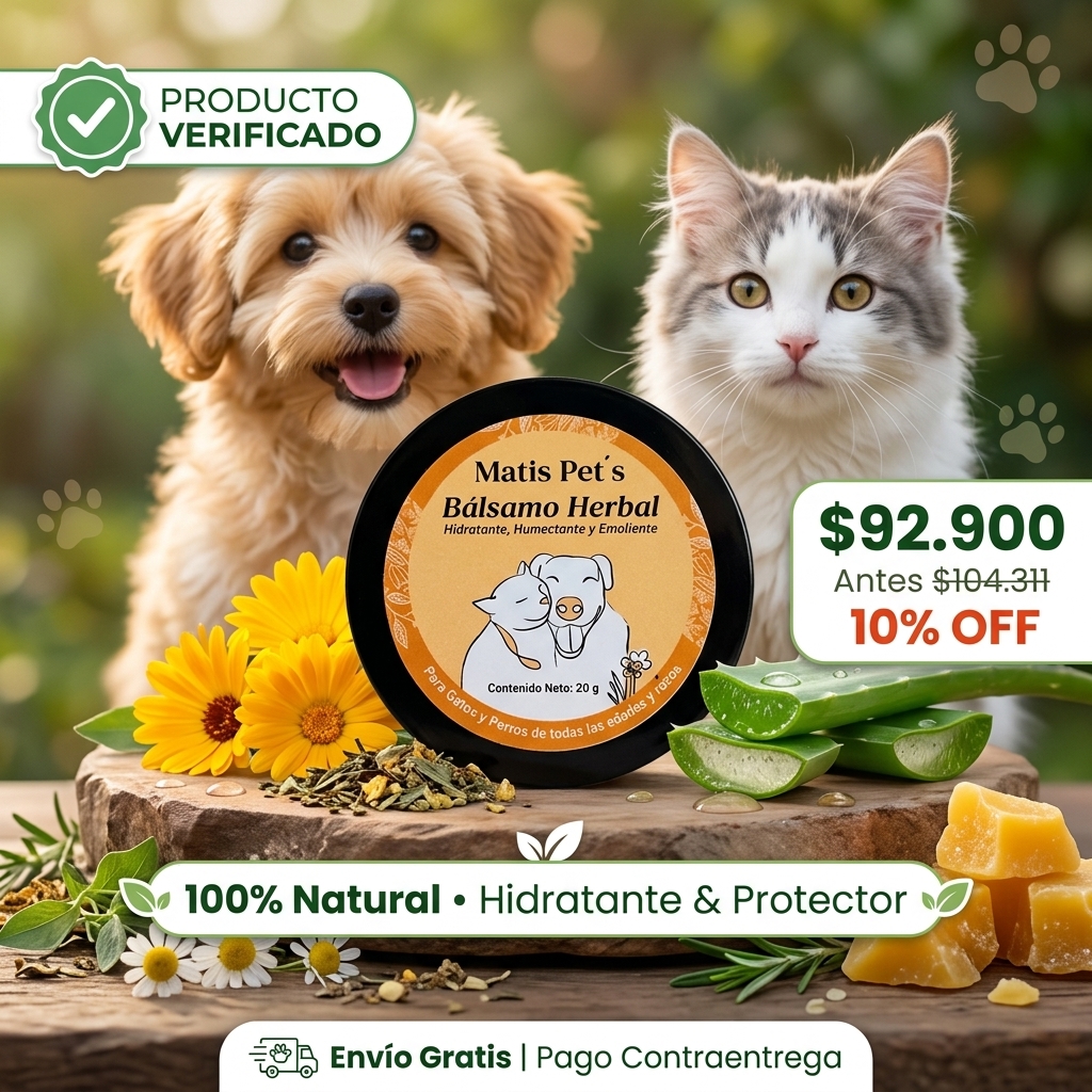 Bálsamo curativo para perros ó gatos
