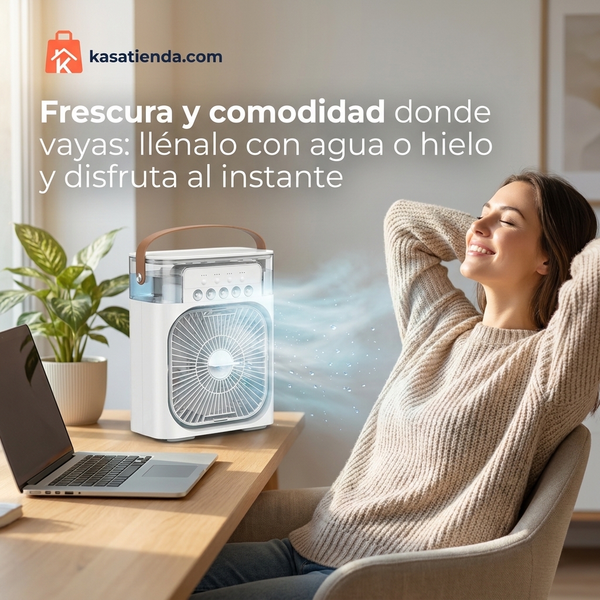 Ventilador de aire acondicionado portátil