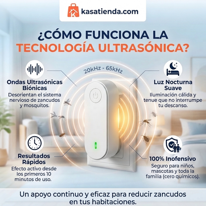 Repelente Ultrasónico para mosquitos
