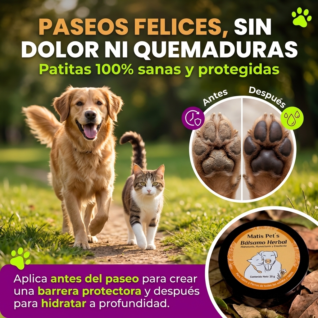 Bálsamo curativo para perros ó gatos