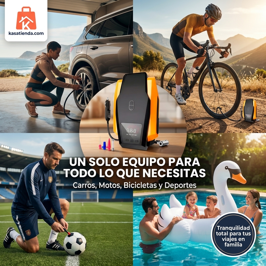 Compresor de aire mini, con carga portátil