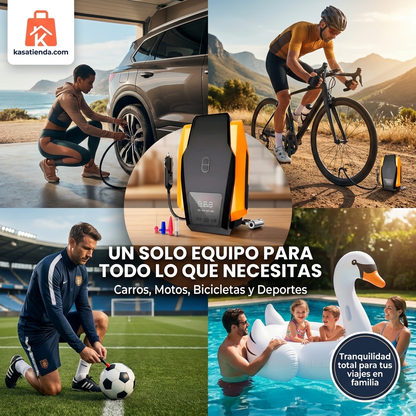 Compresor de aire mini, con carga portátil