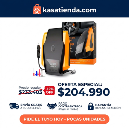 Compresor de aire mini, con carga portátil