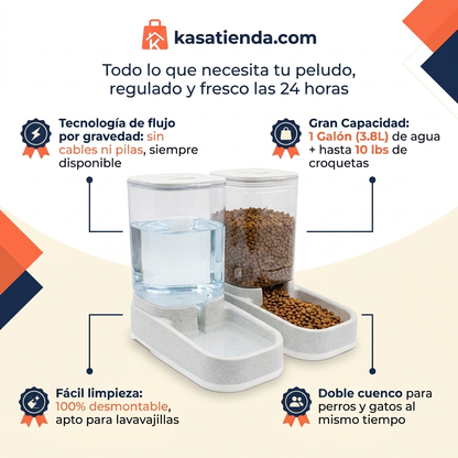 Dispensador de comida para mascotas