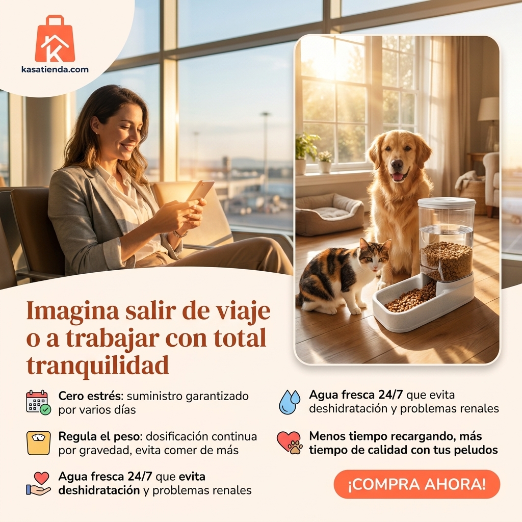 Dispensador de comida para mascotas