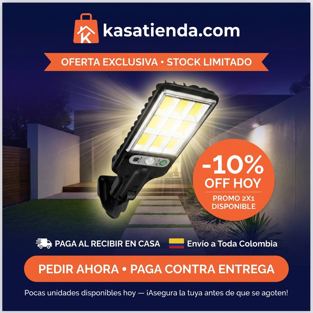 Lámpara Solar Exterior