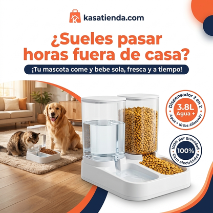 Dispensador de comida para mascotas