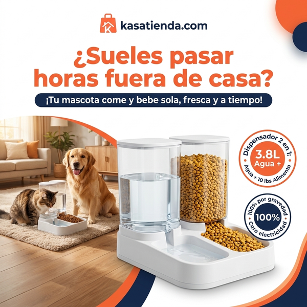 Dispensador de comida para mascotas
