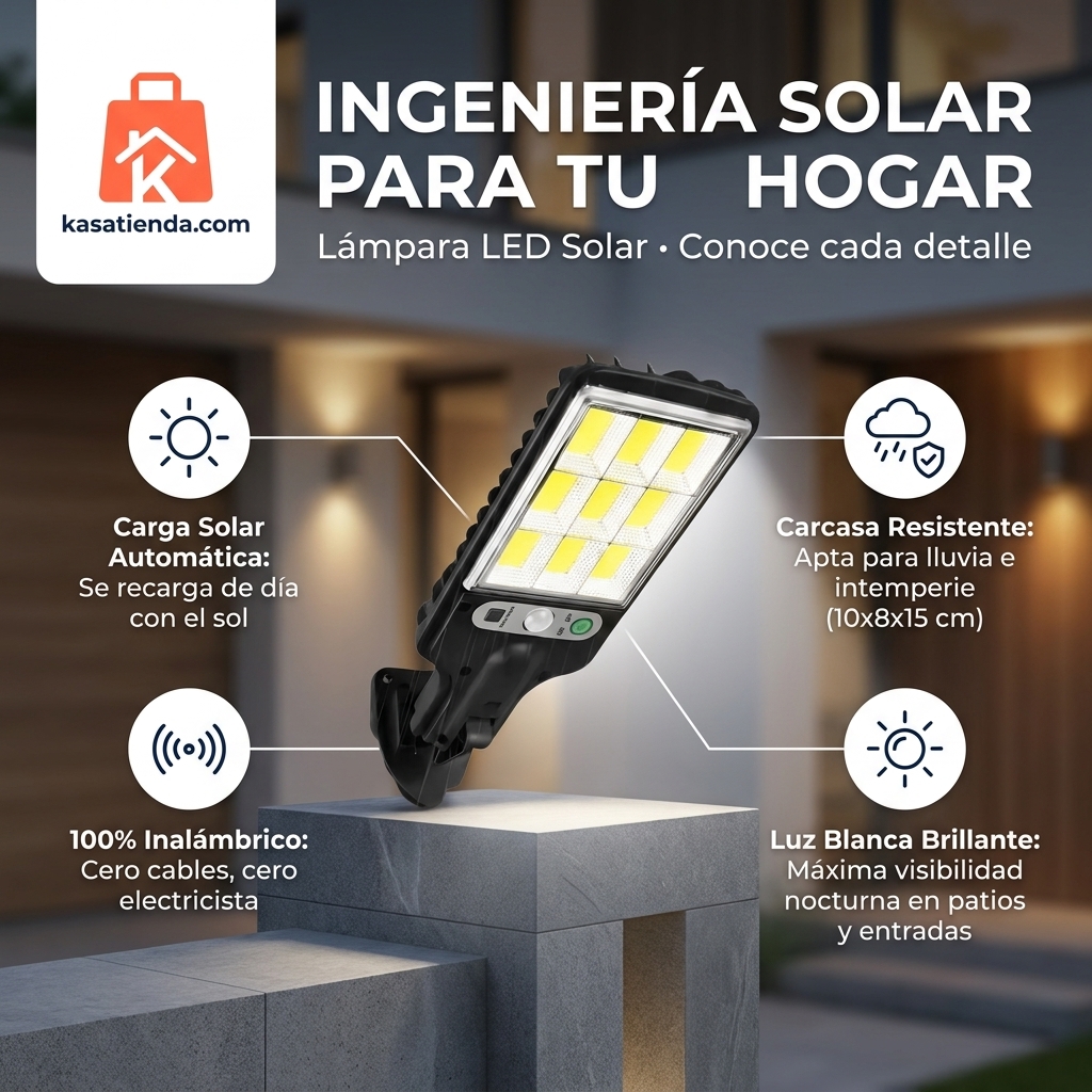 Lámpara Solar Exterior
