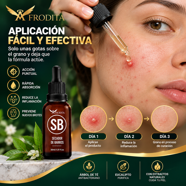 Serum secador de barros afrodita