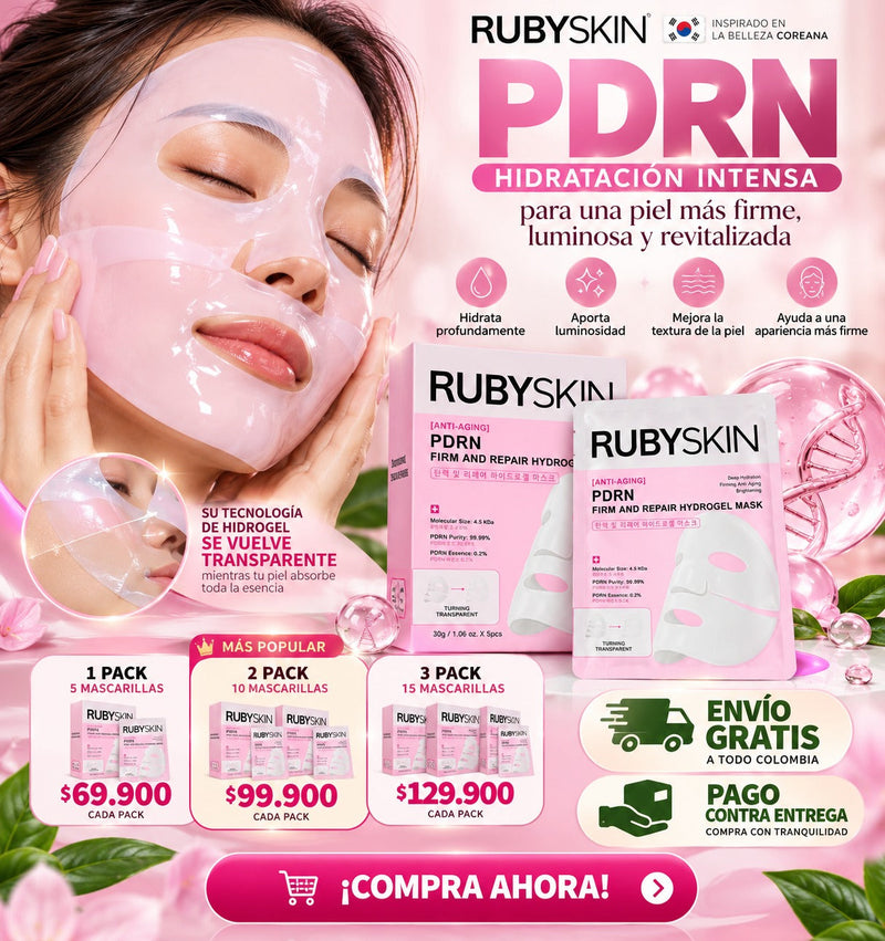RUBYSKIN PDRN mascarilla de hidrogel