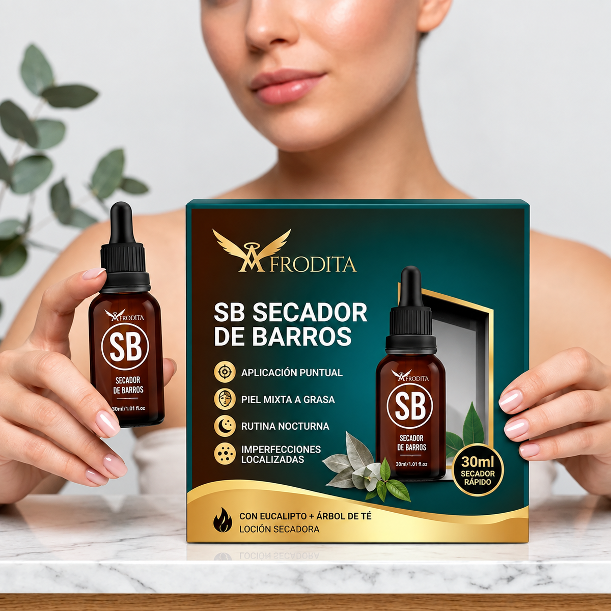 Serum secador de barros afrodita